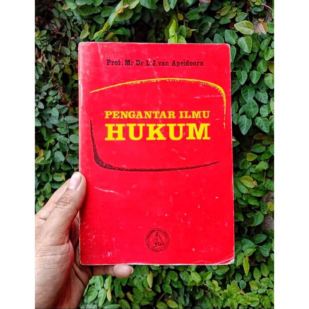 Jual Buku Pengantar Ilmu Hukum Prof Mr Dr L J Van Apeldoorn