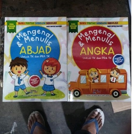 Jual Paket Buku Mengenal Menulis Abjad Angka Untuk Tk Dan Pra Tk