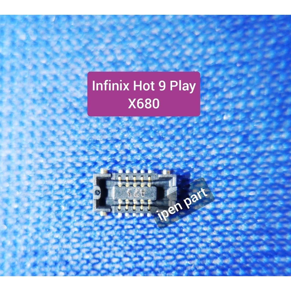 Jual Konektor Fingerprint Infinix Hot 9 Play X680 Soket Connector