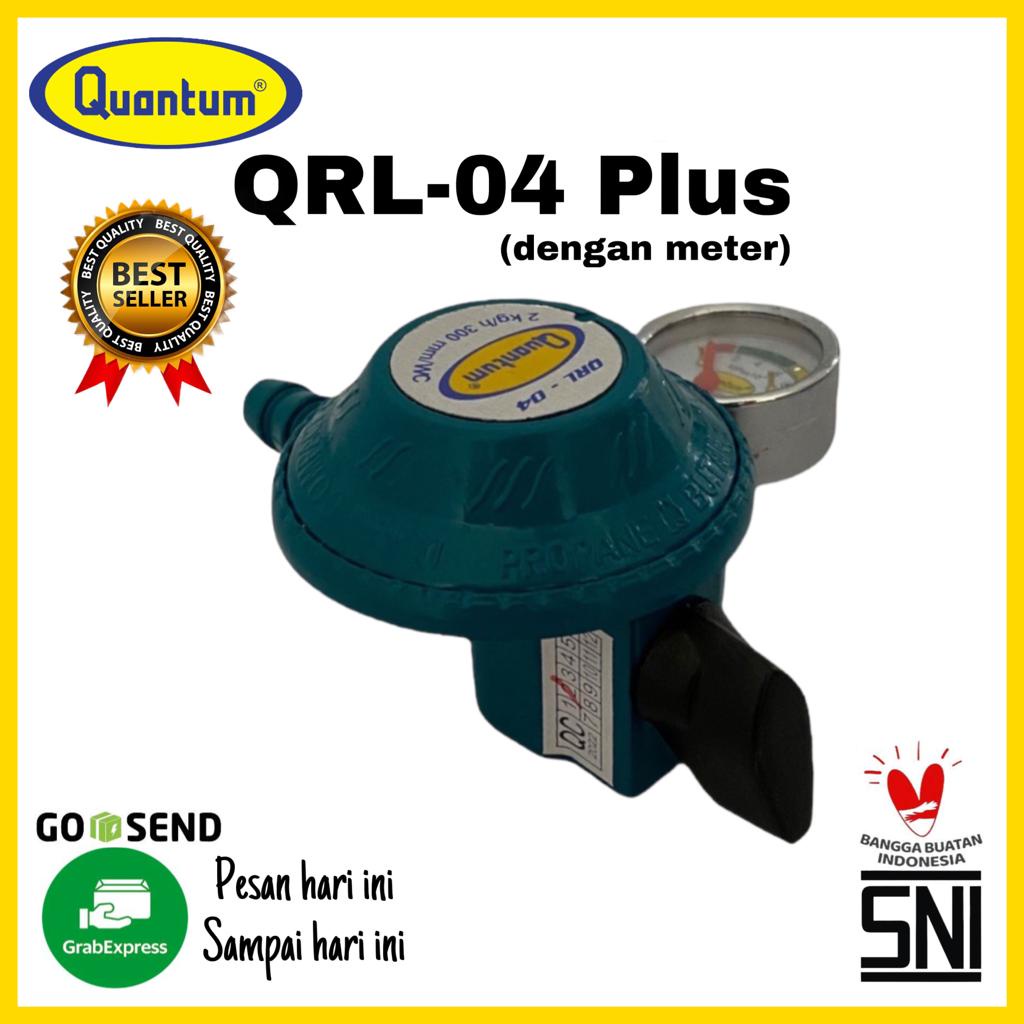 Jual Quantum Regulator Gas LPG QRL 04 Plus Dengan Meter Regulator Gas