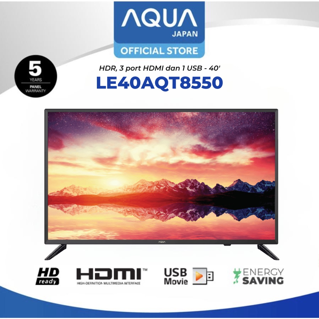 Jual Led Tv Aqua Le Aqt Inch Garansi Resmi Aqua Indonesia