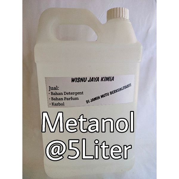 Jual Metanol Methanol 5 Liter Murni Bahan Pelarut Laundry Shopee