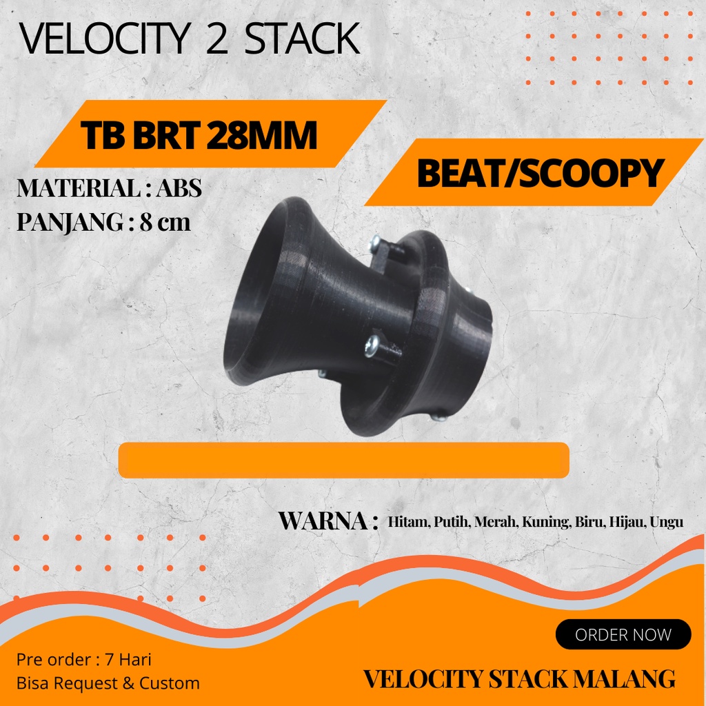 Jual Velocity 2 Stack TB BRT Uk 28 Mm Beat Scoopy Shopee Indonesia