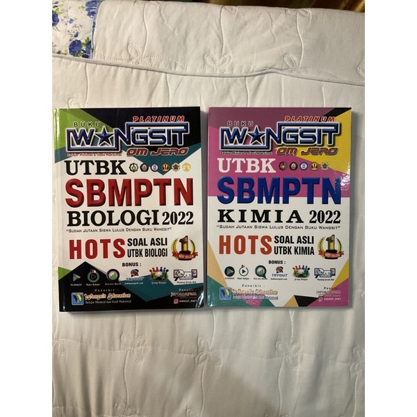 Jual Preloved Buku Wangsit Platinum Om Jero Utbk Sbmptn Biologi Dan