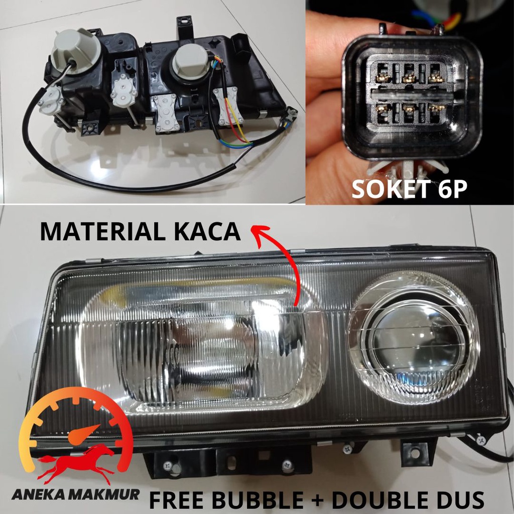 Jual LAMPU HEAD LAMP MITSUBISHI FUSO TRUK 355 1994 355 LAMPU DEPAN