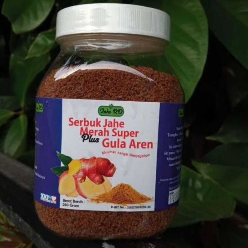 Jual Serbuk Jahe Merah Super Plus Gula Aren Shopee Indonesia