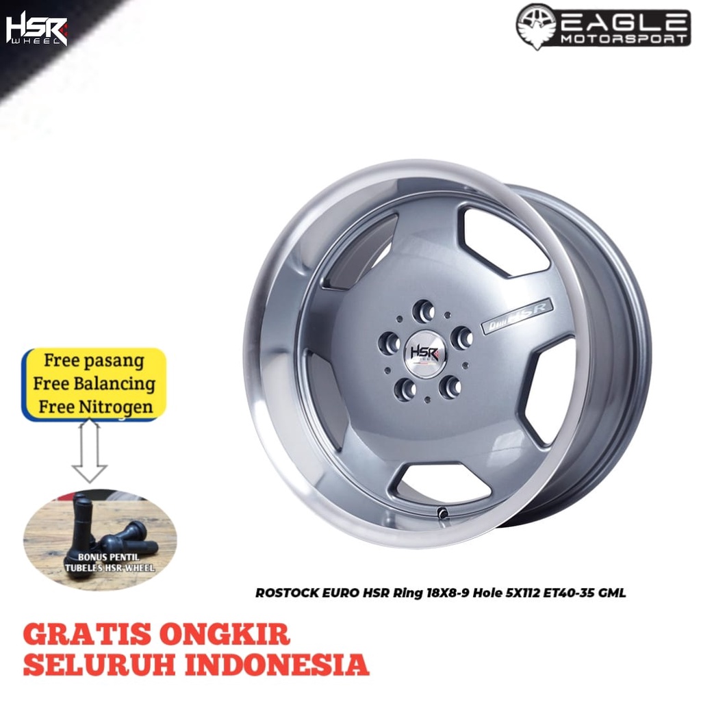 Jual EAGLE VELG MOBIL R18 RING 18 HSR ROSTOCK EURO VELG MOBIL MERCY