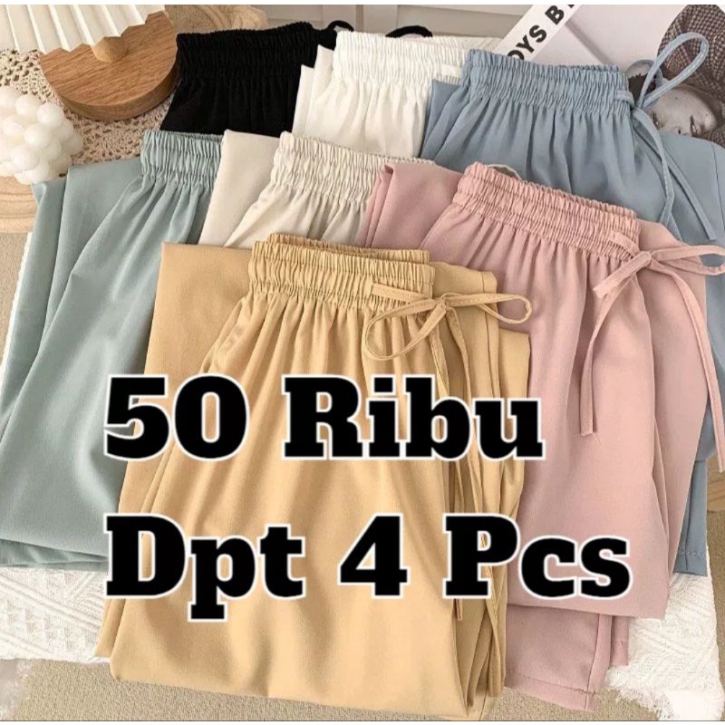 Jual Celana Kulot Wanita Kulot Uniklo Kulot Wanita Termurah Bisa Cod