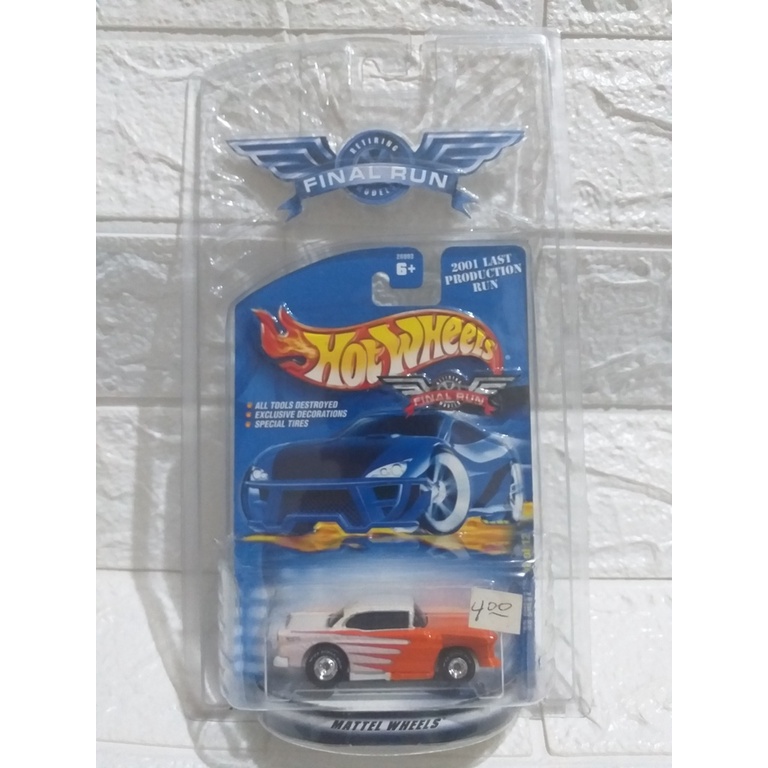Jual HOT WHEELS FINAL RUN CHEVY PUTIH ORANYE BAN KARET RARE Shopee