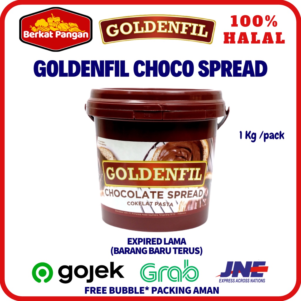 Jual Goldenfil Selai Choco Crunchy Dark Choco Hazelnut Cheese