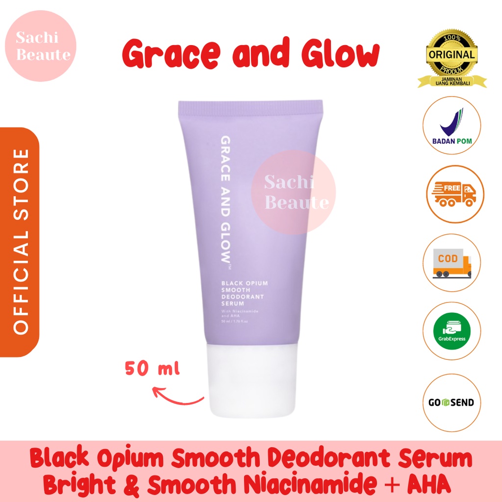 Jual Grace And Glow Black Opium Bright And Smooth Deodorant Roll On