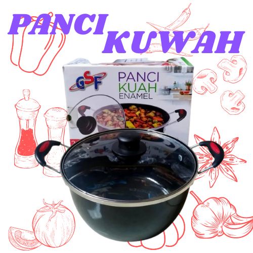 Jual Termurahh Panci Kuah Enamel Gsf Bayar Di Tempat Shopee