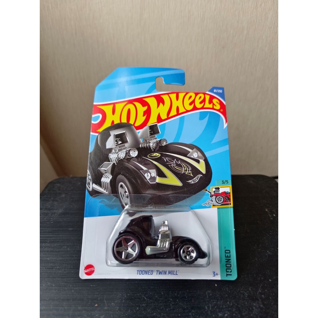 Jual Hot Wheels Tooned Twin Mill THR Treasure Hunt Hitam 2022 Shopee