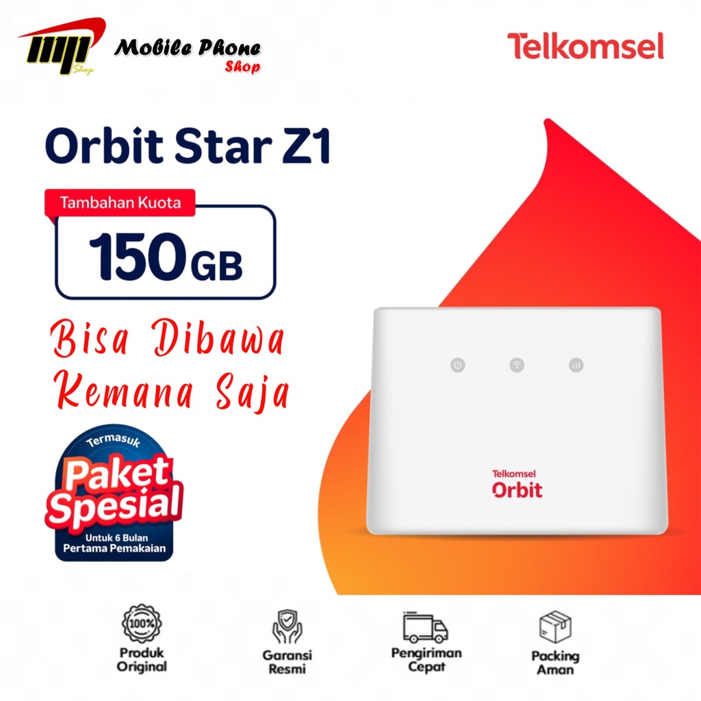 Jual Telkomsel Orbit Star Z Modem Wifi G High Speed Gratis Data