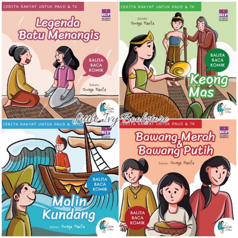 Jual Balita Baca Komik Keong Mas Malin Kundang Legenda Batu Menangis