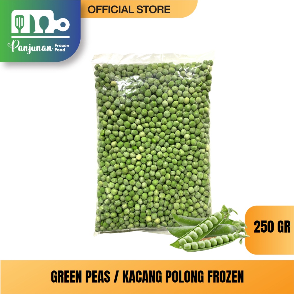 Jual KACANG POLONG HIJAU FROZEN BEKU GREEN PEAS 250 GR Shopee Indonesia