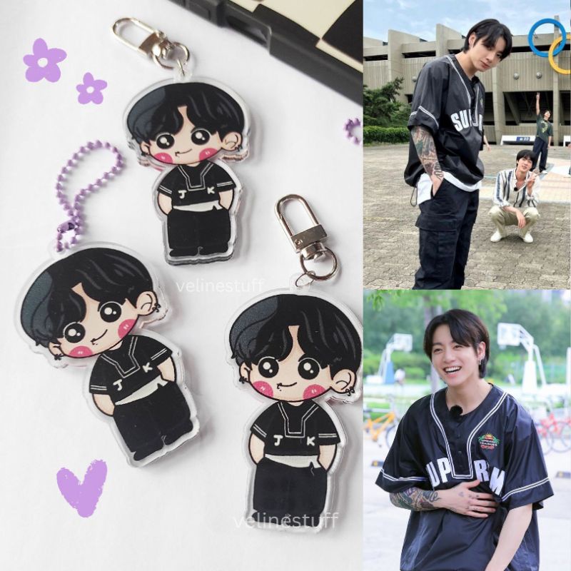 Jual Jungkook Keychain Gantungan Kunci Bts Jungkook Shopee Indonesia