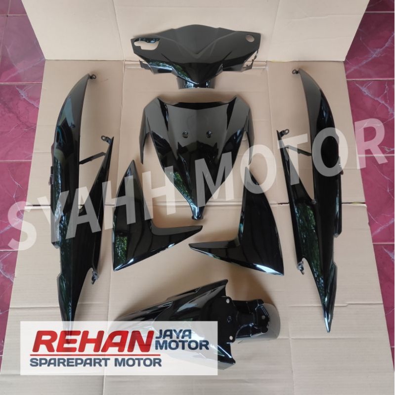 Jual FULL BODY HALUS HONDA VARIO 110 FI LED HITAM POLOS Shopee Indonesia