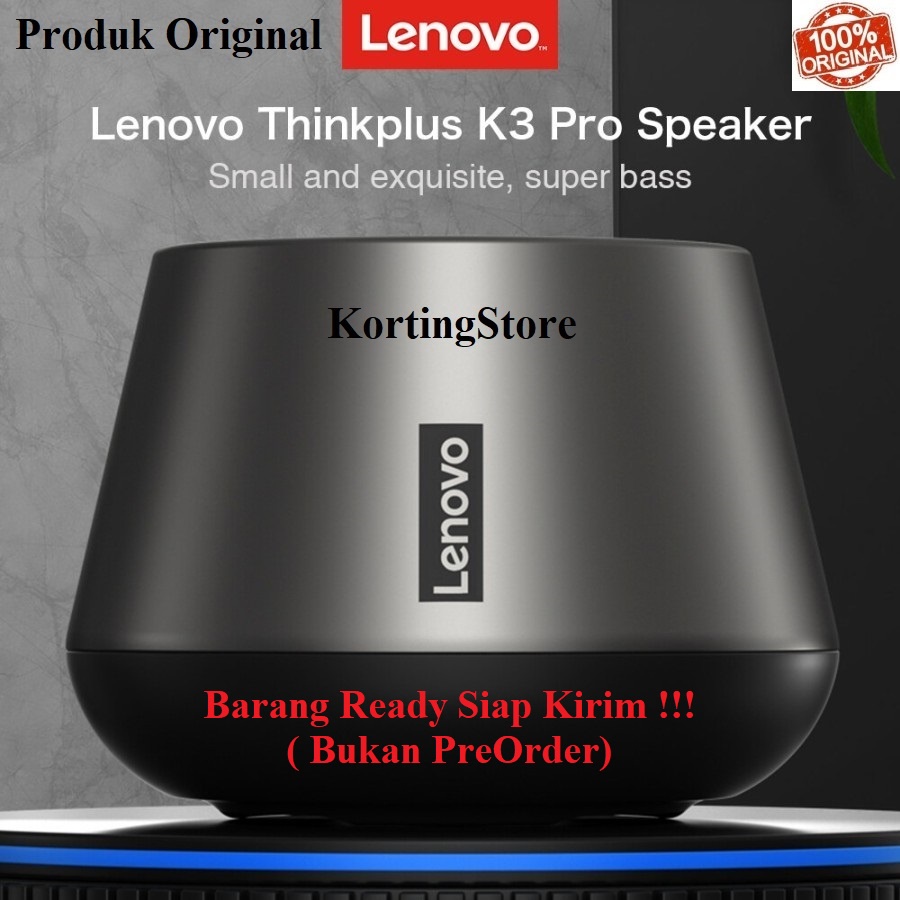 Jual Lenovo Thinkplus K3 Pro Original Speaker Bluetooth Wireless Stereo