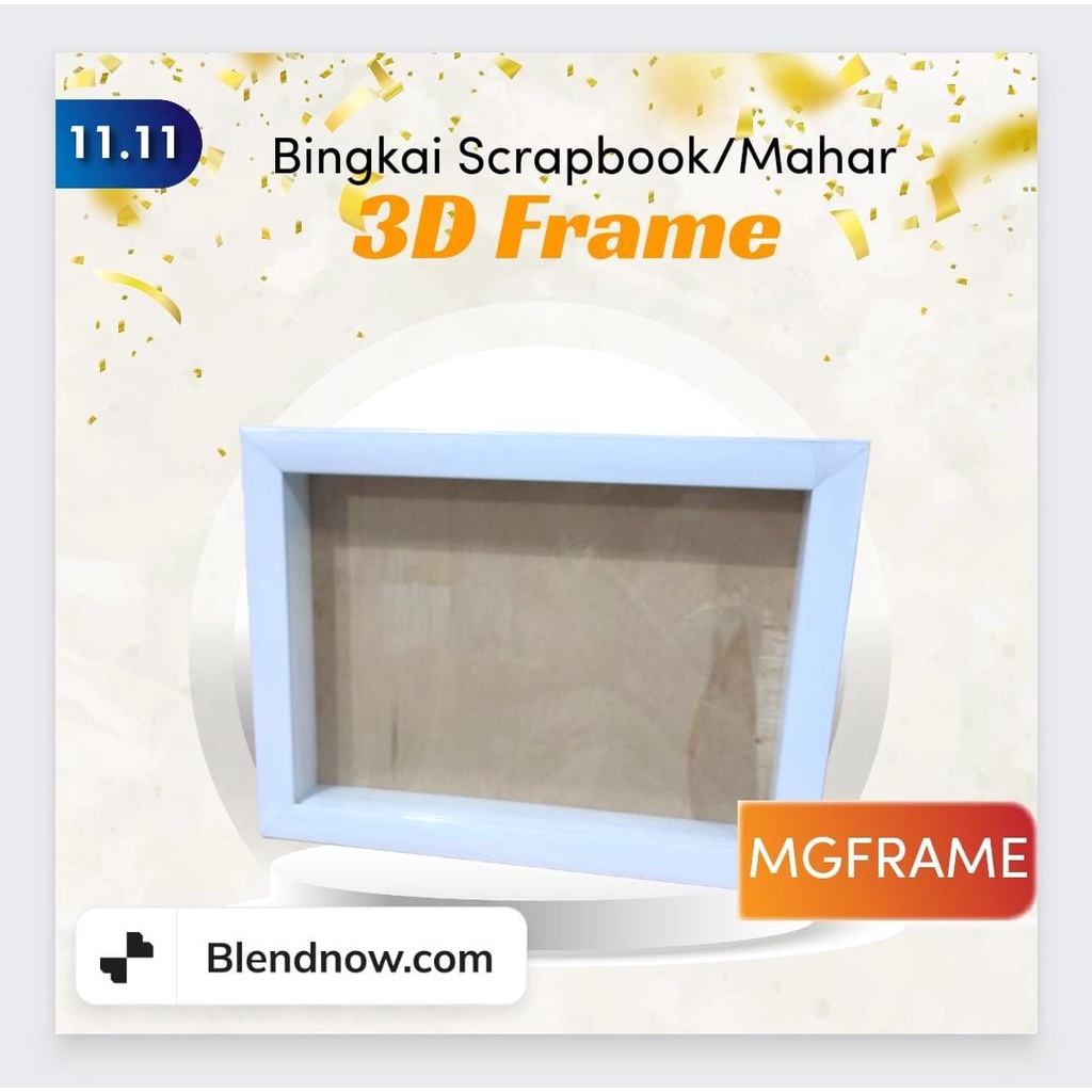 Jual Bingkai Frame Pigura Popup D Scrapbook Mahar S Shopee Indonesia