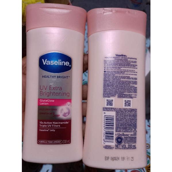 Jual Vaseline Healthy Bright Uv Extra Brightening Ml Shopee Indonesia