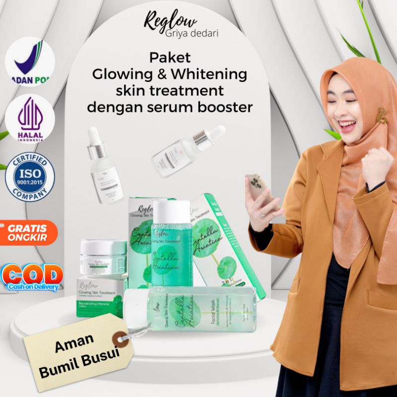 Jual Bisa Cod Paket Set Lengkap Skincare Reglow Series Glowing Skin