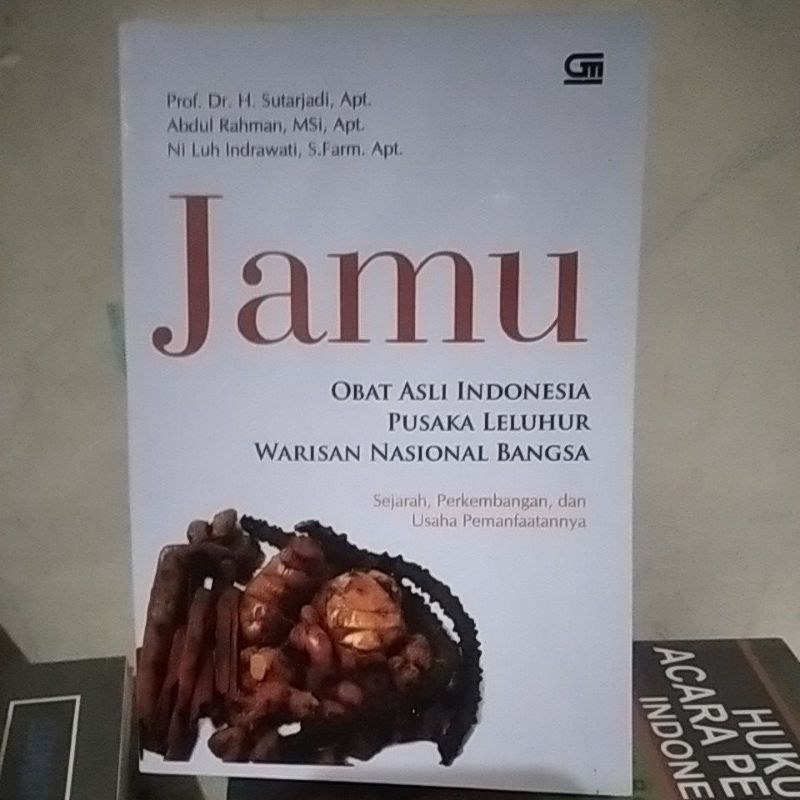 Jual Buku Jamu Obat Asli Indonesia Pusaka Leluhur Warisan Nasional