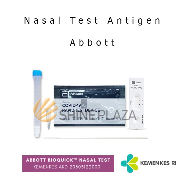 Jual Abbott Bioquick Nasal Alat Swab Rapid Test Antigen Set Satuan