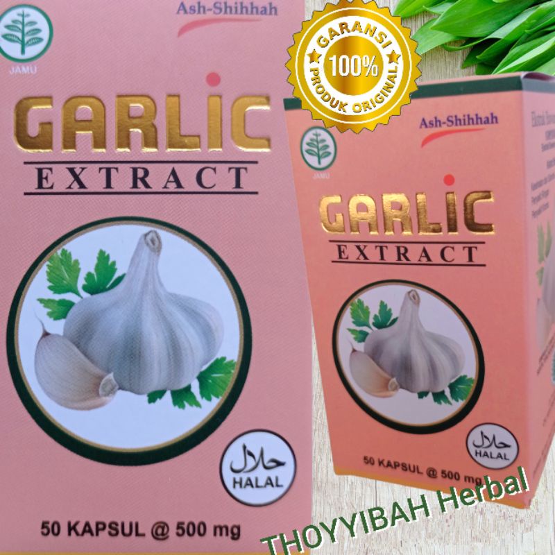 Jual GARLIC Bawang Putih Kapsul Ekstrak Tunggal Bawang Obat Kolesterol