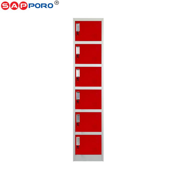 Jual SAPPORO KOLN 6 Loker Besi 6 Pintu Steel Locker 6 Doors