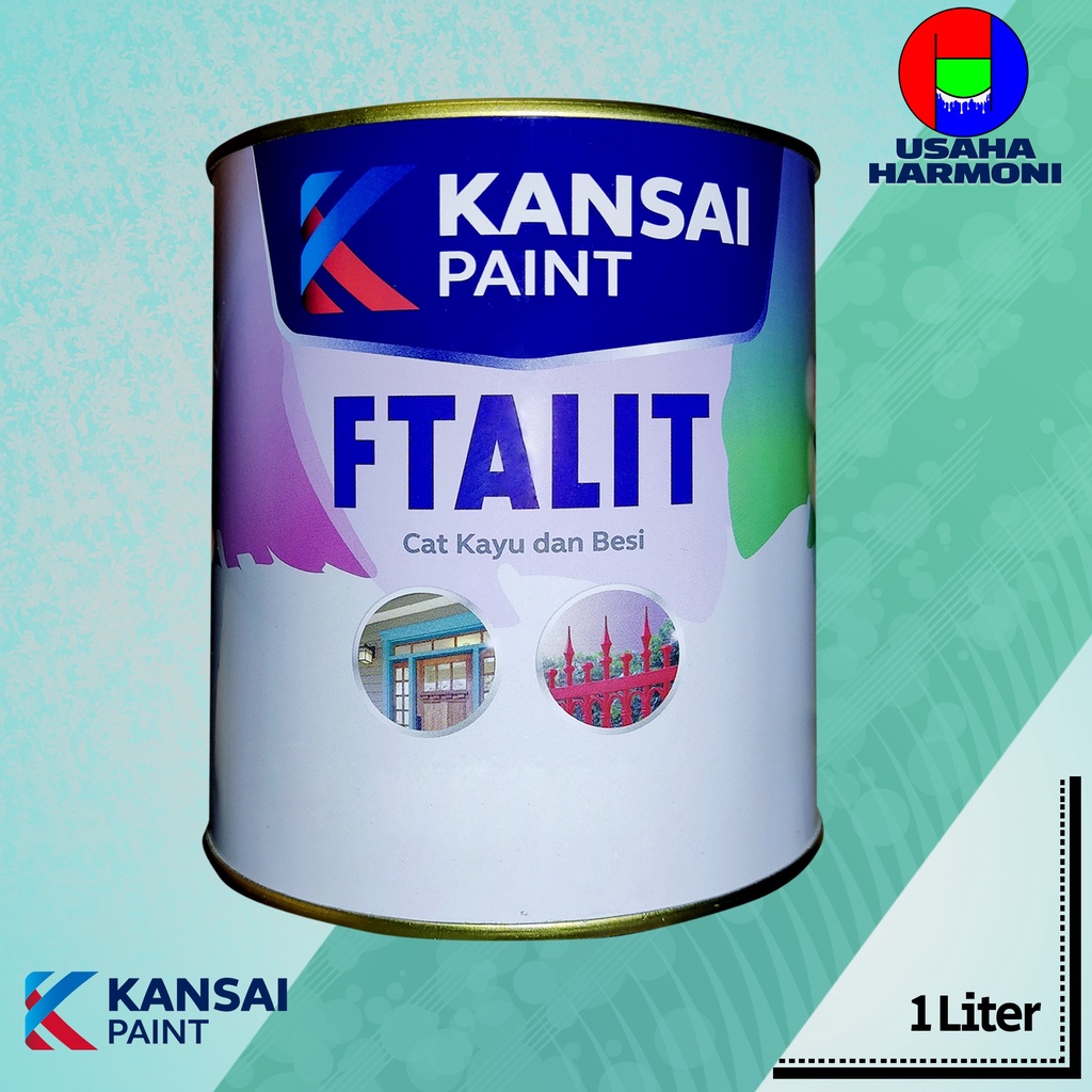 Jual Cat Kayu Besi FTALIT Kansai Paint Ukuran 1Kg Shopee Indonesia