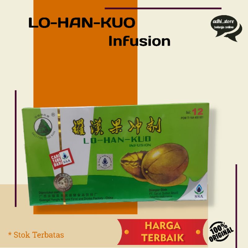 Jual Lo Han Kuo Lohankuo Infusion Ssa Obat Herbal Pereda Batuk Dan