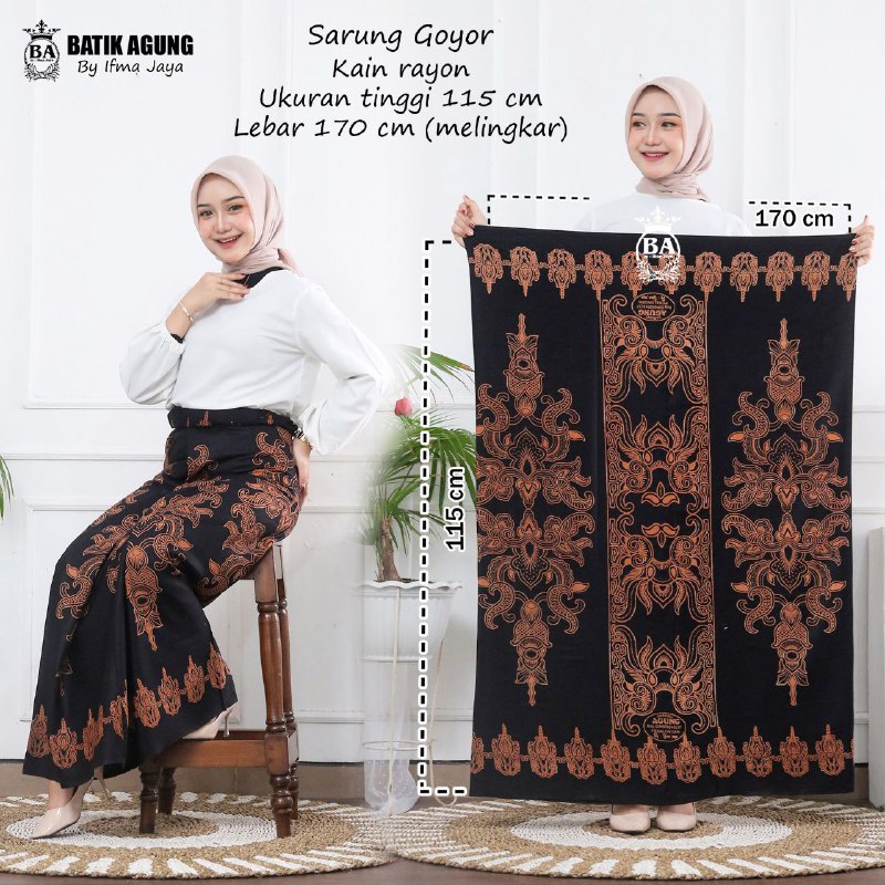 Jual Kain Sarung Hitam Manis Sarung Pelangi Sarung Koran Tyde Gloyor