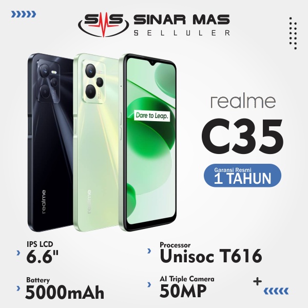 Jual Realme C35 Smartphone 4GB 128GB Garansi Resmi Shopee Indonesia