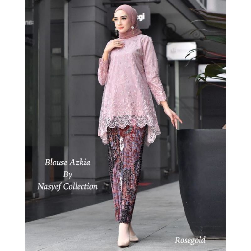 Jual Melia Kebaya Kebaya Blouse Azkia Terbaru Set Kebaya Modern