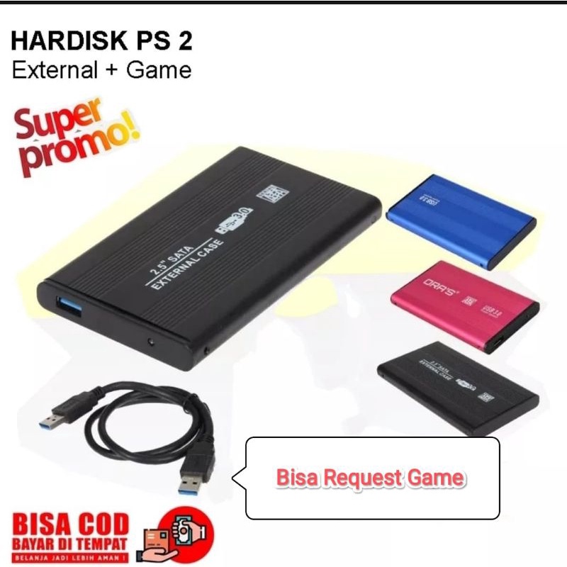 Jual HDD Hardisk PS2 250 GB Bisa Request Game Shopee Indonesia