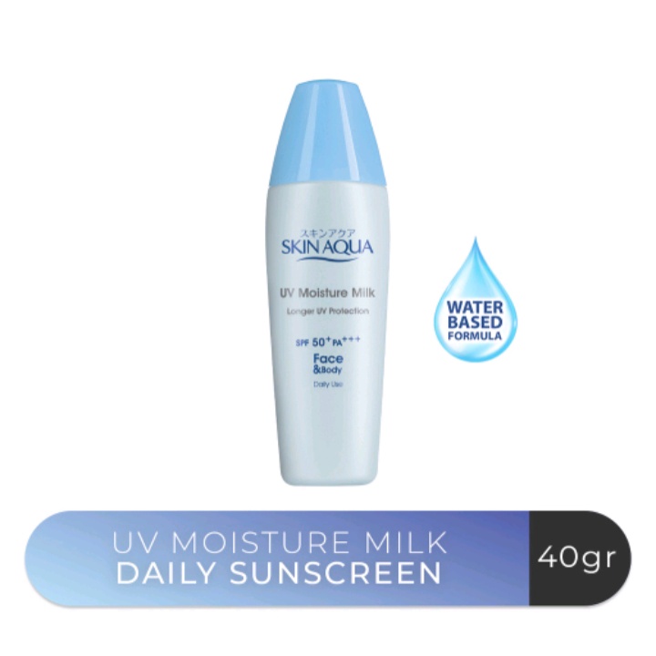 Jual Skin Aqua Uv Moisture Milk Spf 50 40 Ml Sunscreen Pelembab Wajah