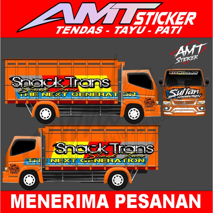 Jual Stiker Truk Canter Stiker Kabin Dan Bak Samping Shopee Indonesia