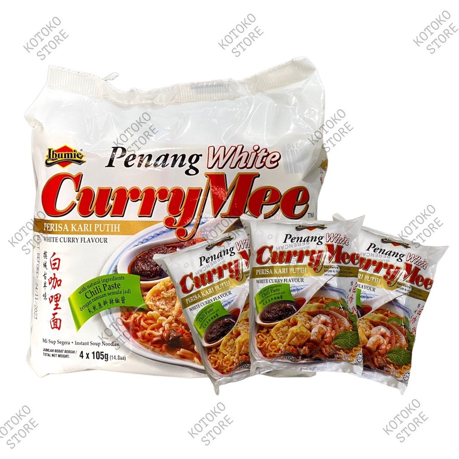 Jual Ibumie Penang White Curry Mee Mie Kari Putih Eceran Gr