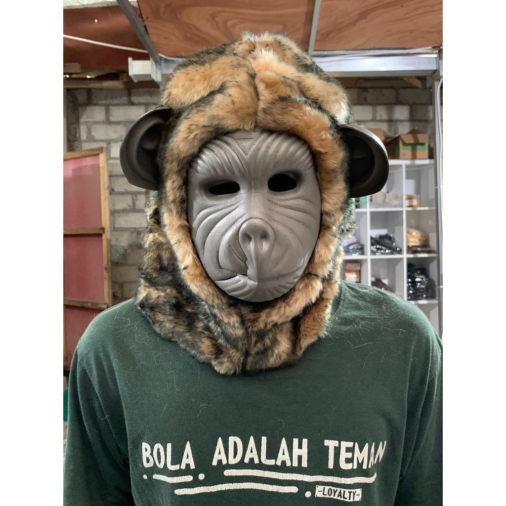 Jual Promo Topeng Monyet Dan Harimau Bulu Topeng Macan Bulu Tebal