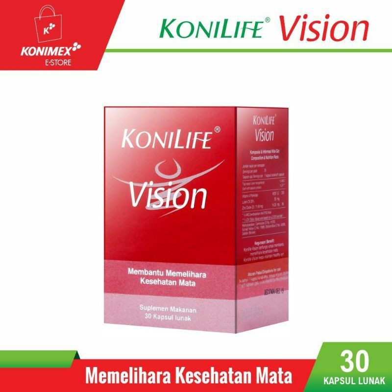 Jual KONILIFE VISION Isi 30 Kapsul Exp 2024 Shopee Indonesia