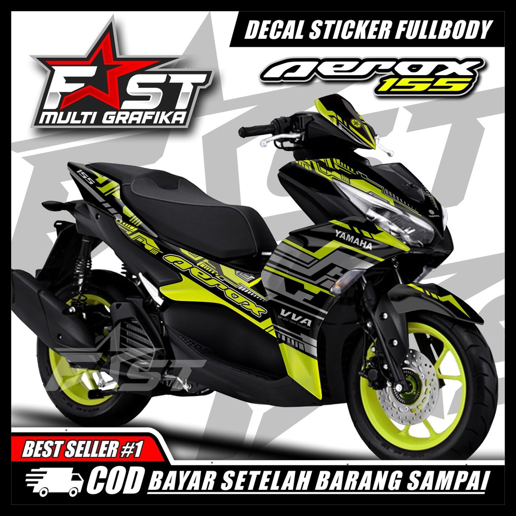 Jual Bisa Cod Bayar Di Tempat Decal Stiker Fullbody Stiker Aerox New