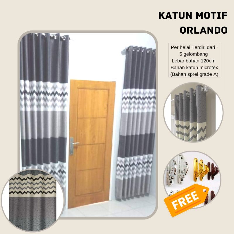 Jual Gorden Katun Motif Terbaru Korden Minimalis Hordeng Motip Tirai