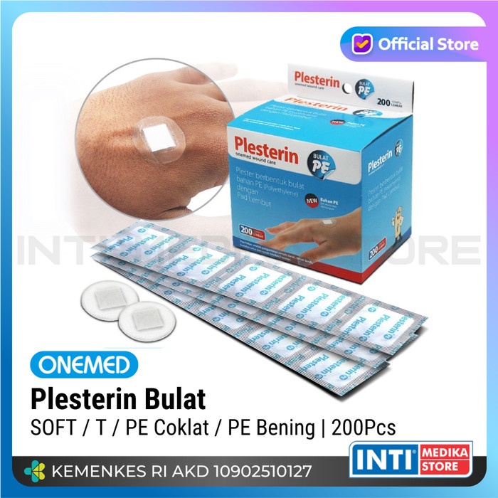 Jual Onemed Plester Luka Plesterin Bulat Transparan Anti Air Isi