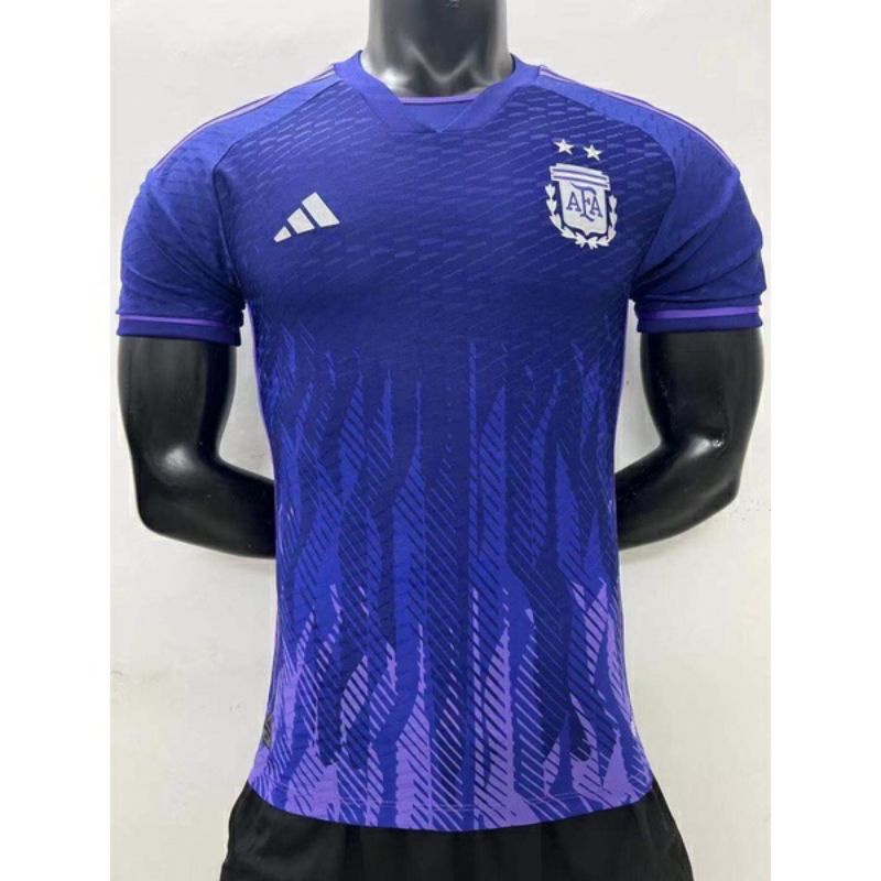 Jual PI JERSEY BOLA ARGENTINA AWAY WORLD CUP 2022 BAJU BOLA