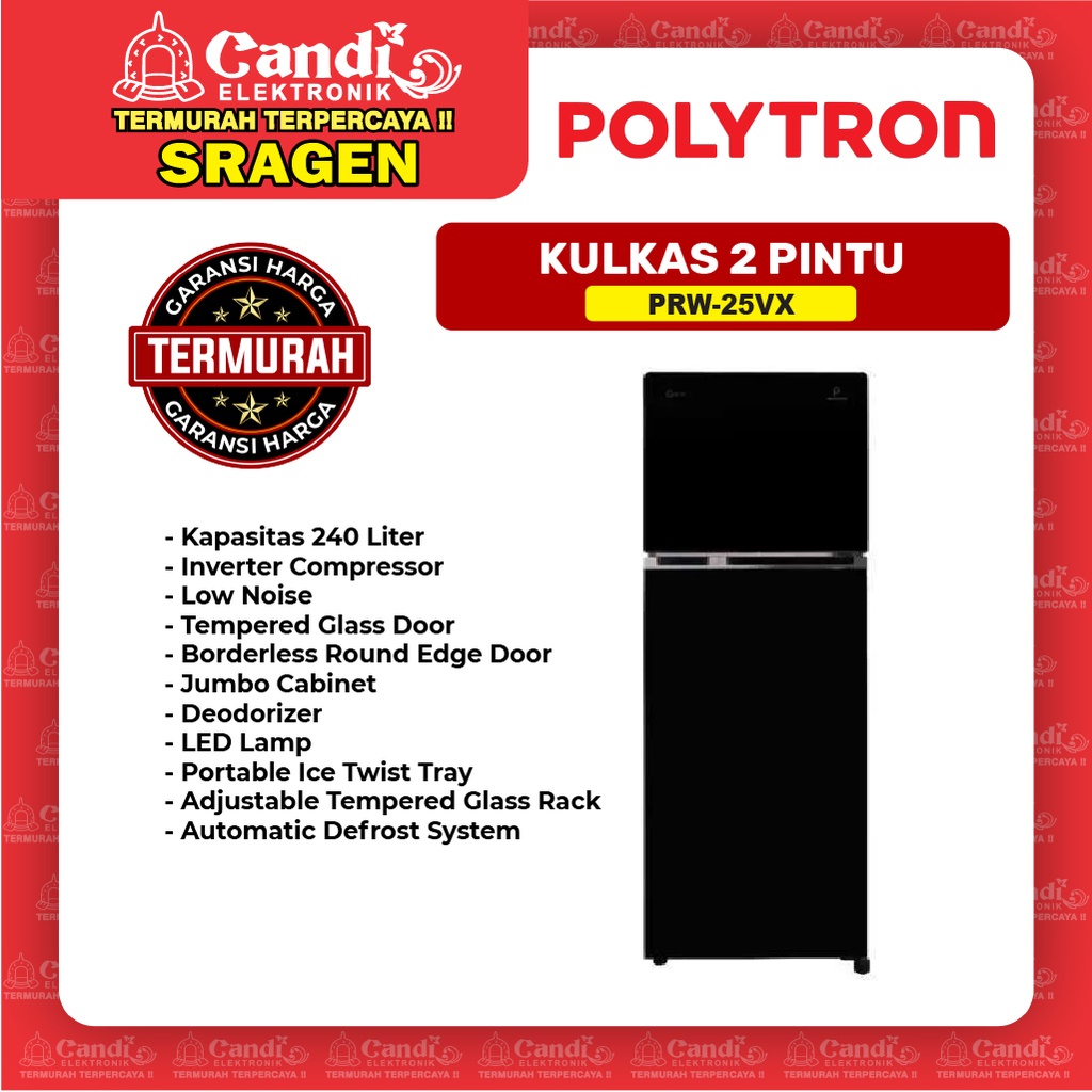 Jual Polytron Kulkas Pintu L Prw Vx Shopee Indonesia