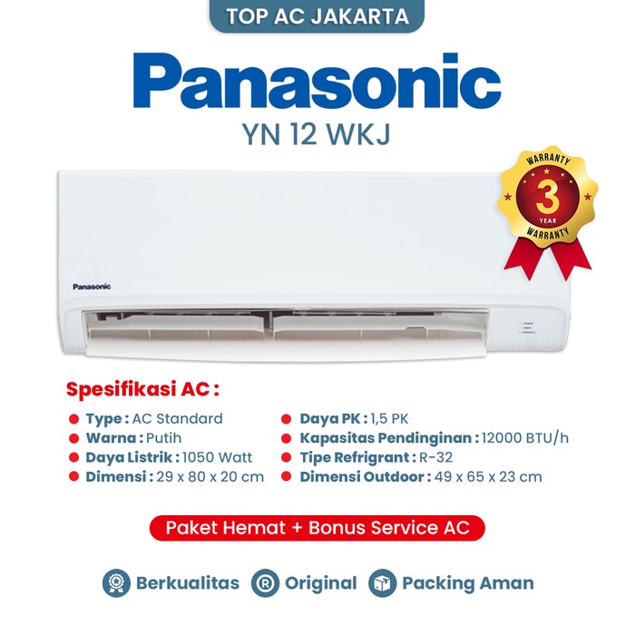 Jual Ac Panasonic Yn Wkj Pk Air Conditioner Pendingin Ruangan