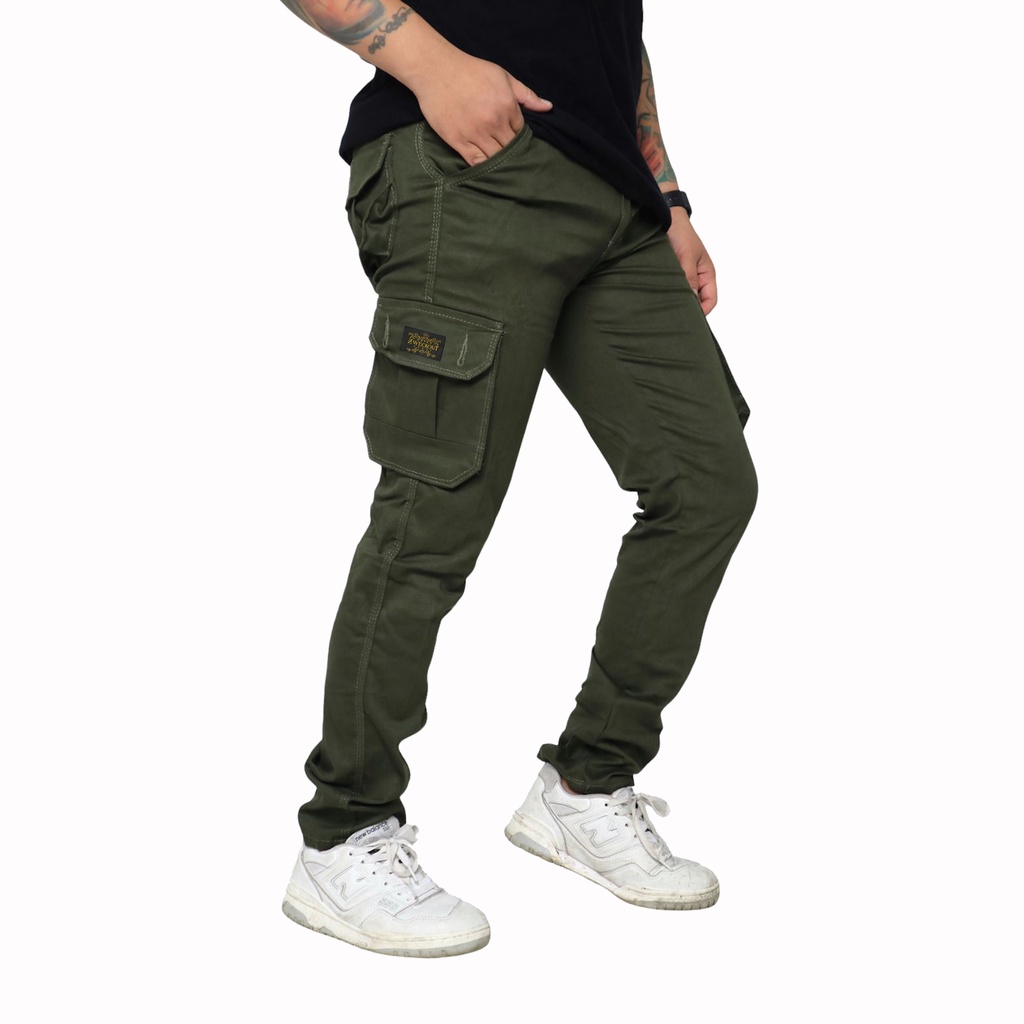 Jual Zweckout Label Cargo Pants Pria Celana Cargo Panjang Pria