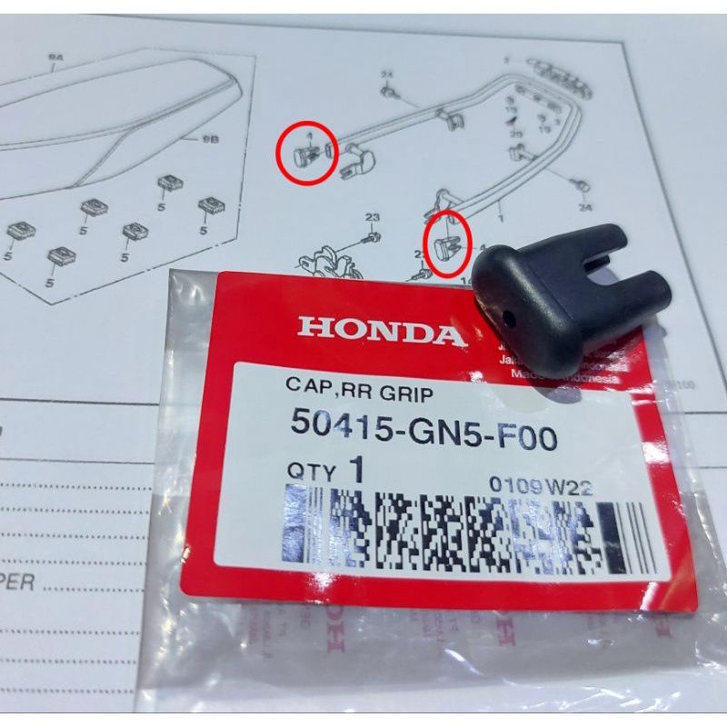 Jual Karet Sampel Sumpel Tutup Begel Behel Belakang Honda Astrea Grand