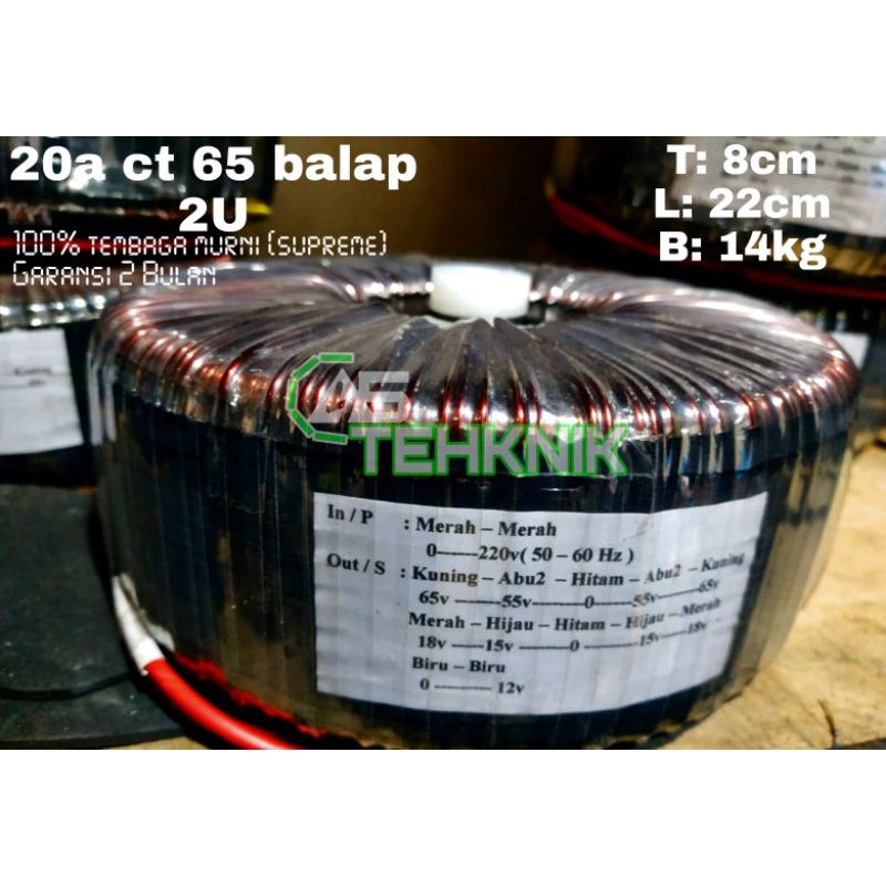 Jual Trafo Toroid Donat A Ct Spek Balap U Shopee Indonesia